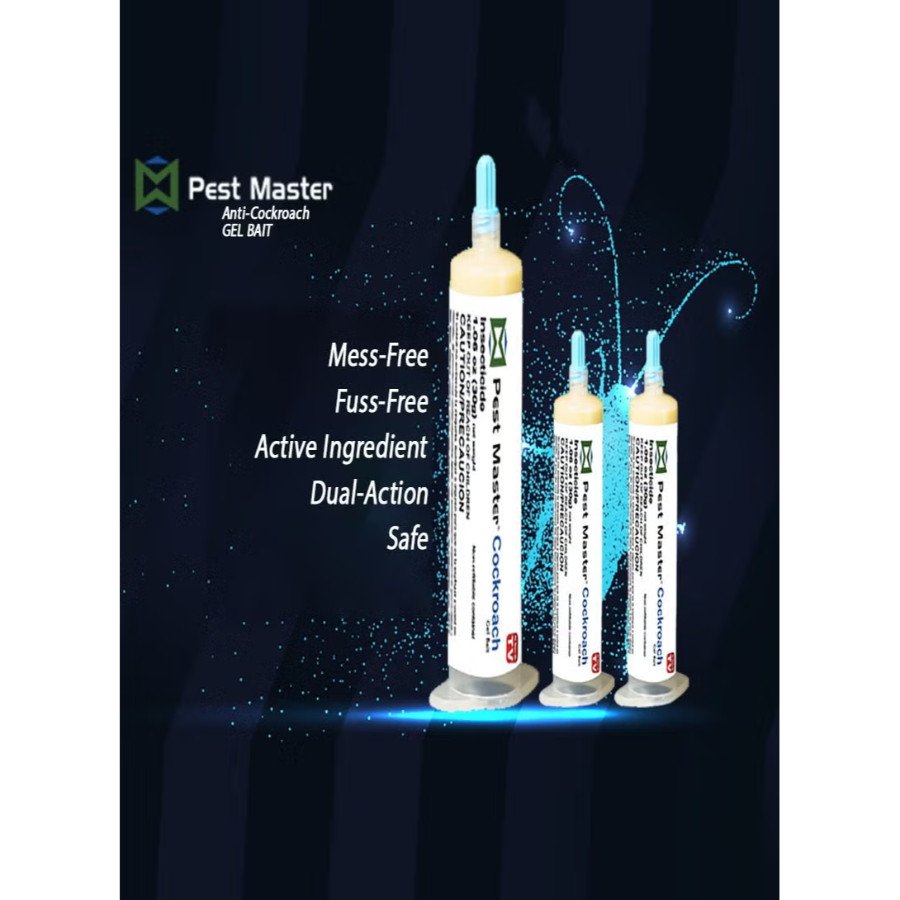 Pest Master Cockroach Gel Bait 3x30g – Professional Roach Killer Gel for German Cockroaches, Indoor & Outdoor Insect Pest Control -  pACK OF 3
