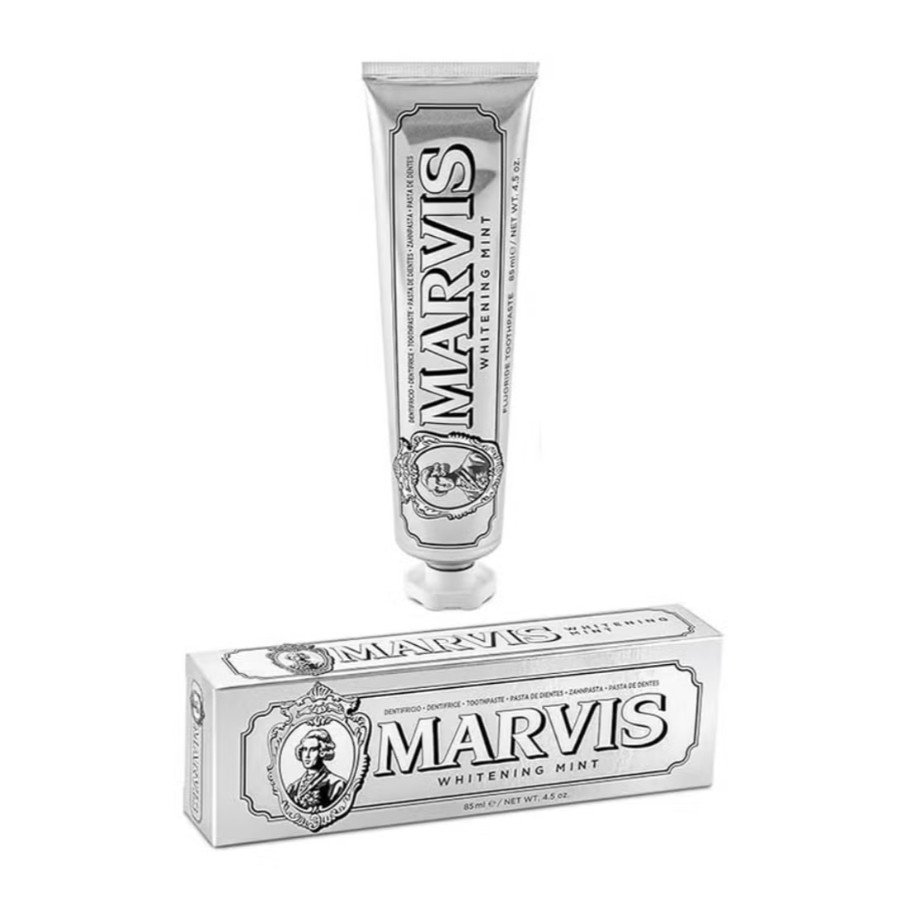 Marvis Whitening Mint Toothpaste 85ml – Luxury Whitening Toothpaste for Fresh Breath & Stain Removal