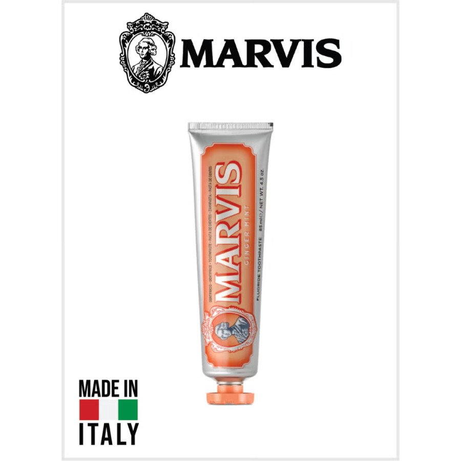 Ginger Mint Toothpaste, Intense Fresh Breath, Plaque & Cavity Protection 85ML