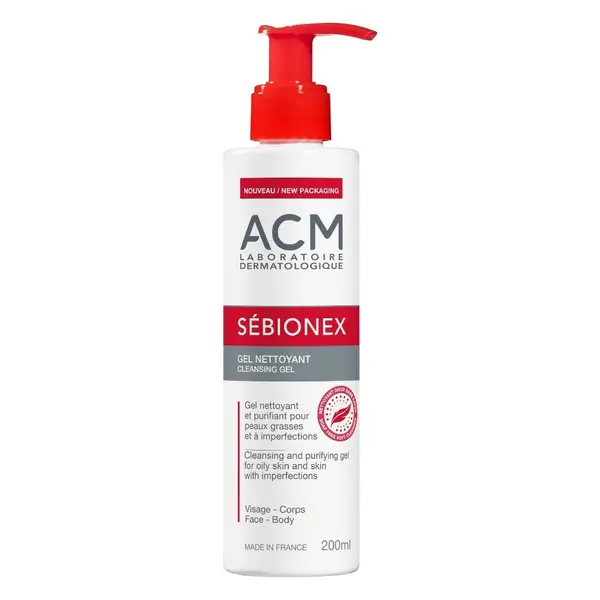 ACM Sebionex Cleansing and Purifying Gel For Oily & Blemish-Prone Skin 200ml