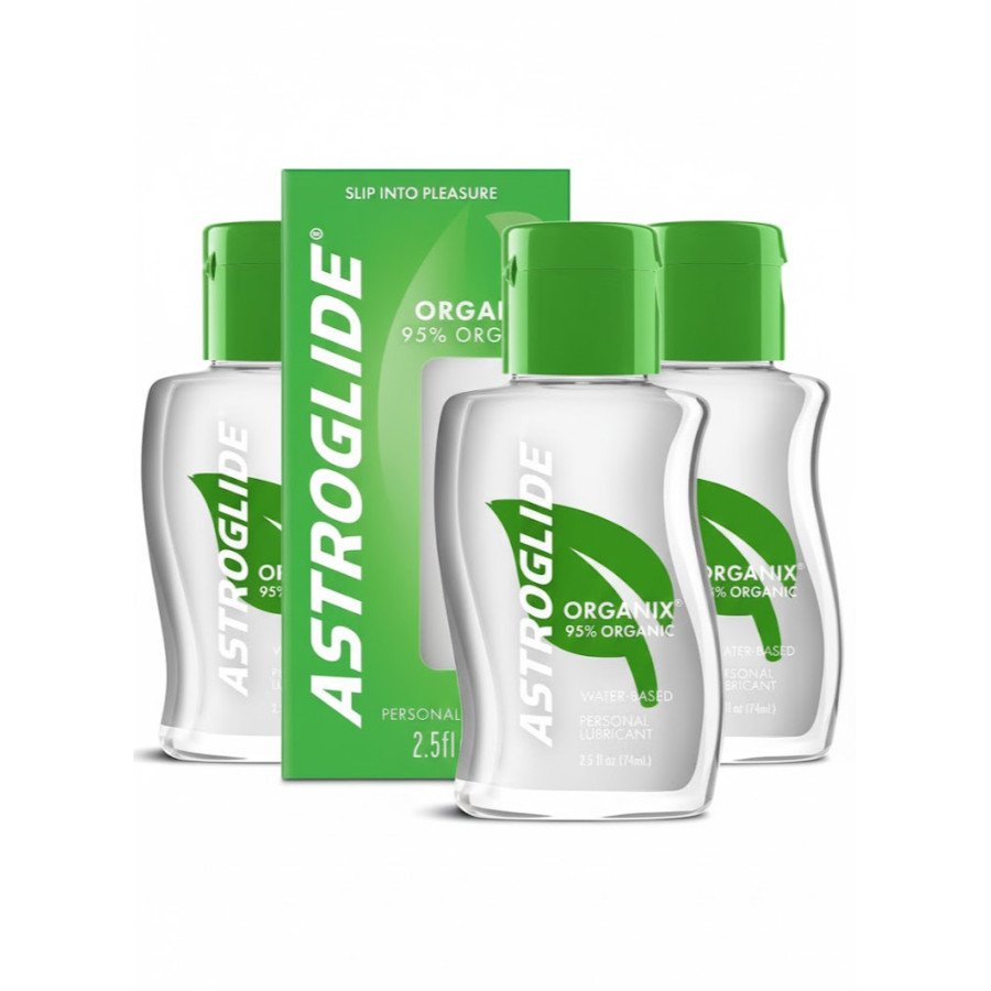 Organix Liquid Water-Based Personal Lubricant 2.5 oz ( Pack of 3 ) – Long-Lasting, Natural Feel & Gentle Intimate Moisturizer