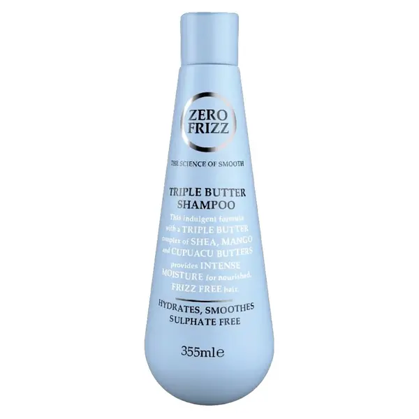 Zero Frizz Triple Butter Hair Shampoo 355ml